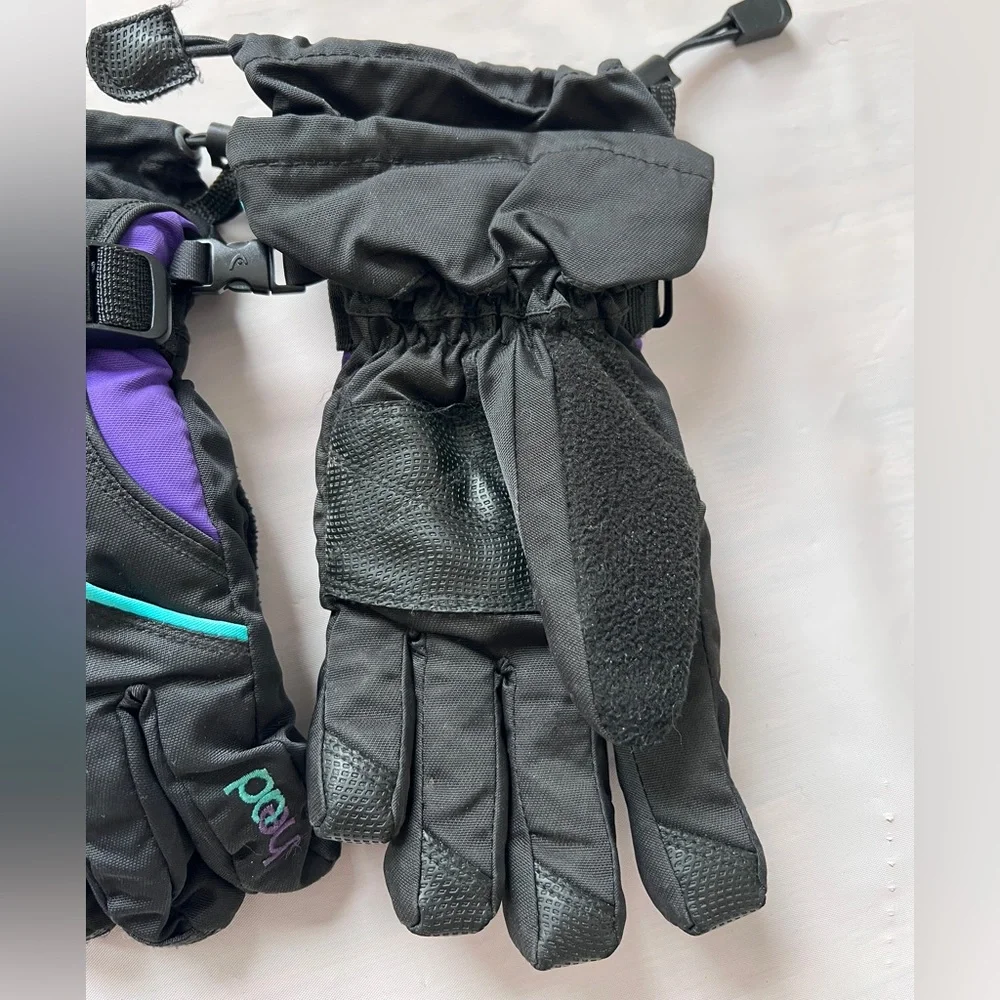 HEAD Junior Unisex Snow Ski Gloves DuPont Sorona insulation heat pocket size L